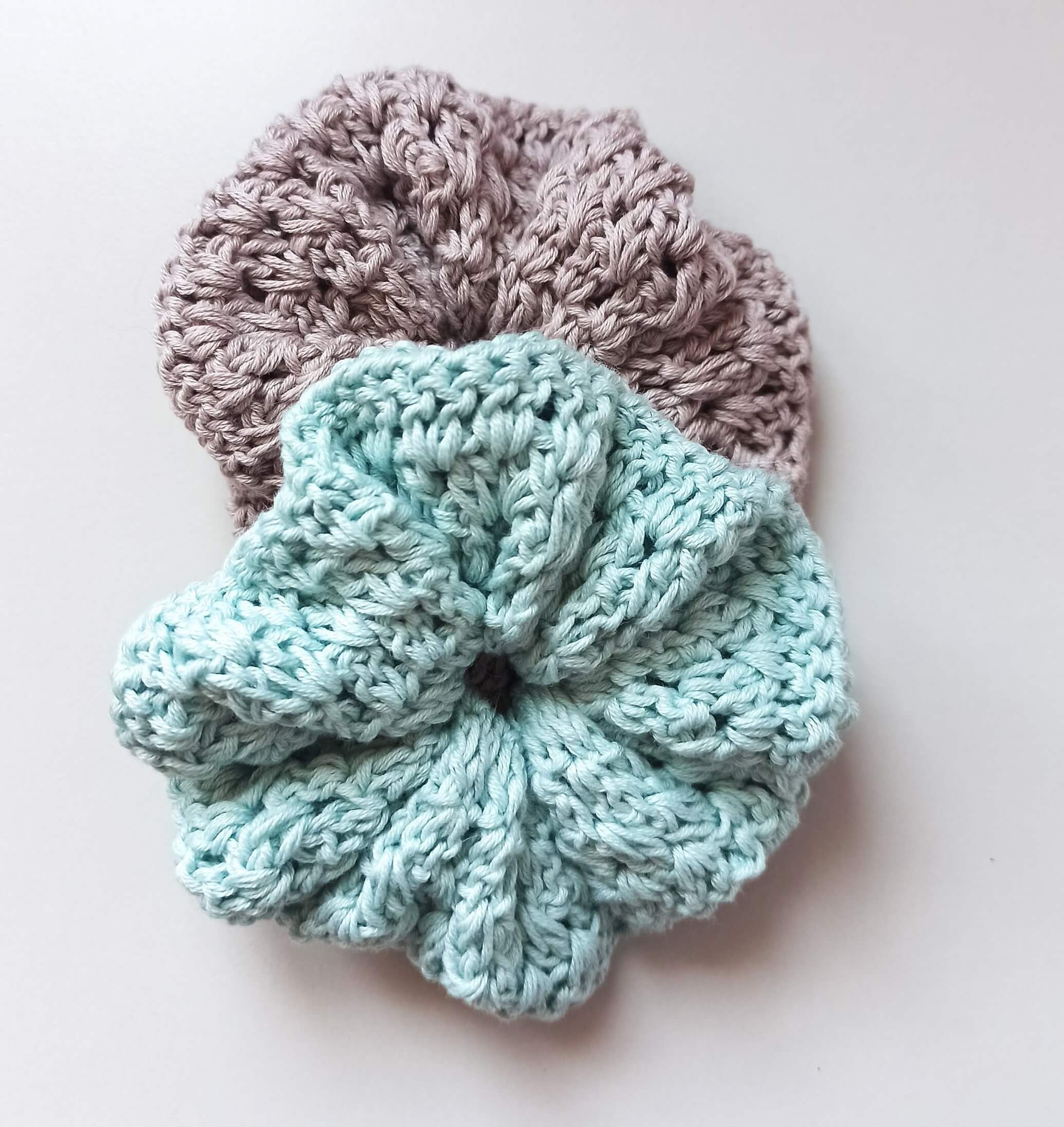 Szydełkowa scrunchie