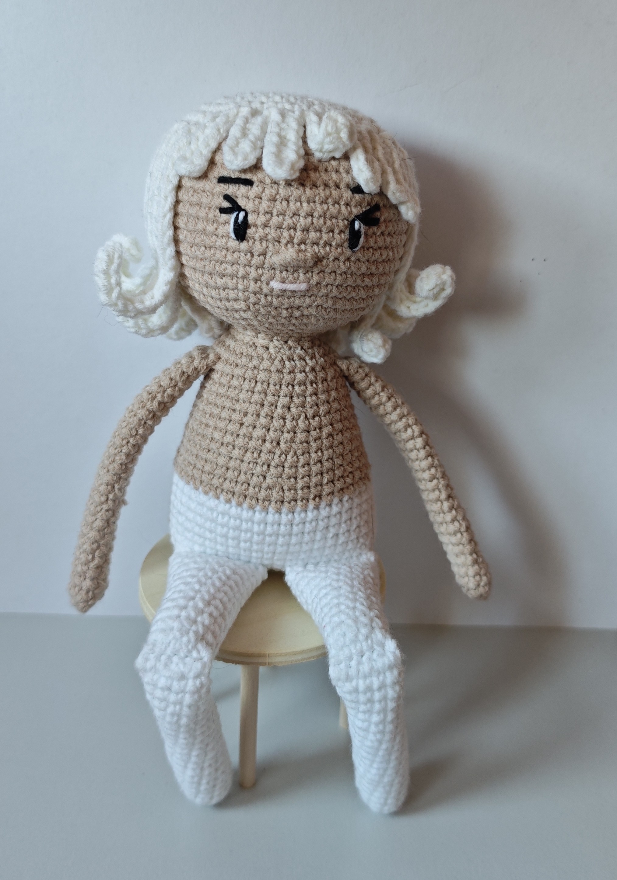 Elwira lalka na szydełku basic body ciało